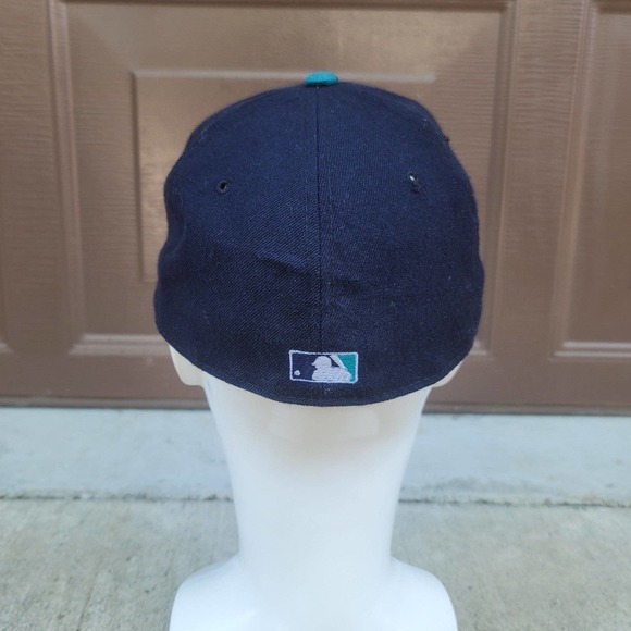 New Era Pro Model 100% Wool Seattle Mariners Fitted Hat - Picture 4 of 7